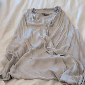 Helmut Lang Light Gray Blouse